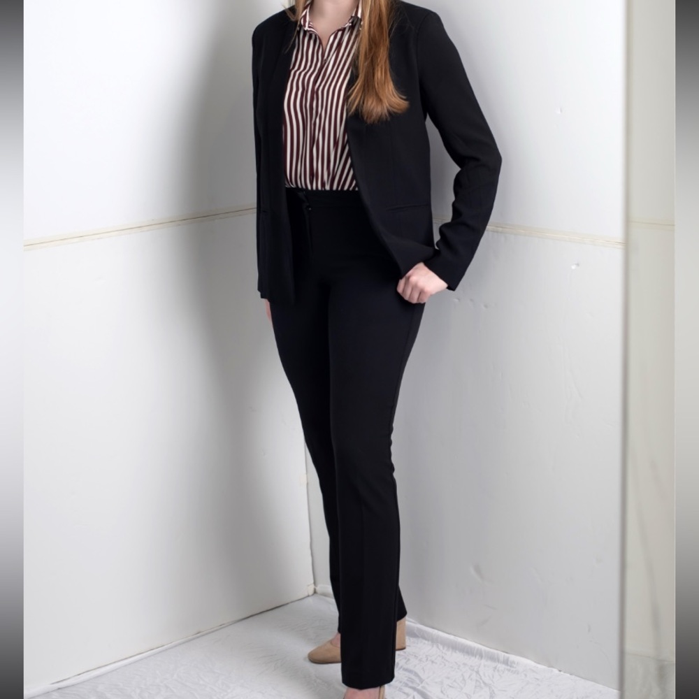 Express 6 Black Columnist Bootcut Dress Pant - Picture 7 of 7